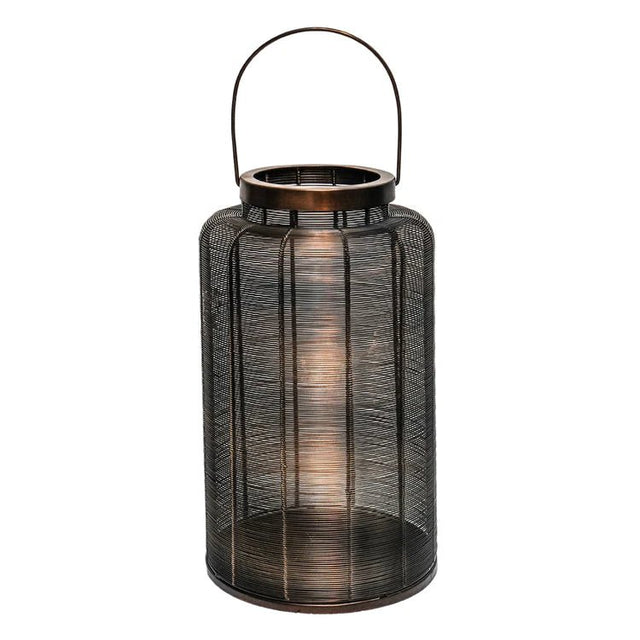 Hampton Large Outdoor Garden Lantern - Copper Finis, Woven Metal Quality Home Decor Garden & Outdoor Living and Gifts