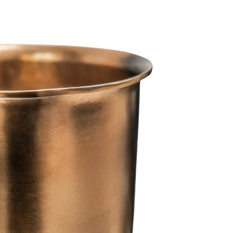 Hampton Large Outdoor Urn Planter Copper Metal - UV Stable Rust Resistant Frost Resistant Quality Home Decor Garden & Outdoor Living and Gifts