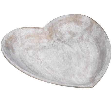 Handcrafted Natural Stone Heart Display Dish - Decorative Ornaments UK Luxury Home Decor Garden & Outdoor And Gifts