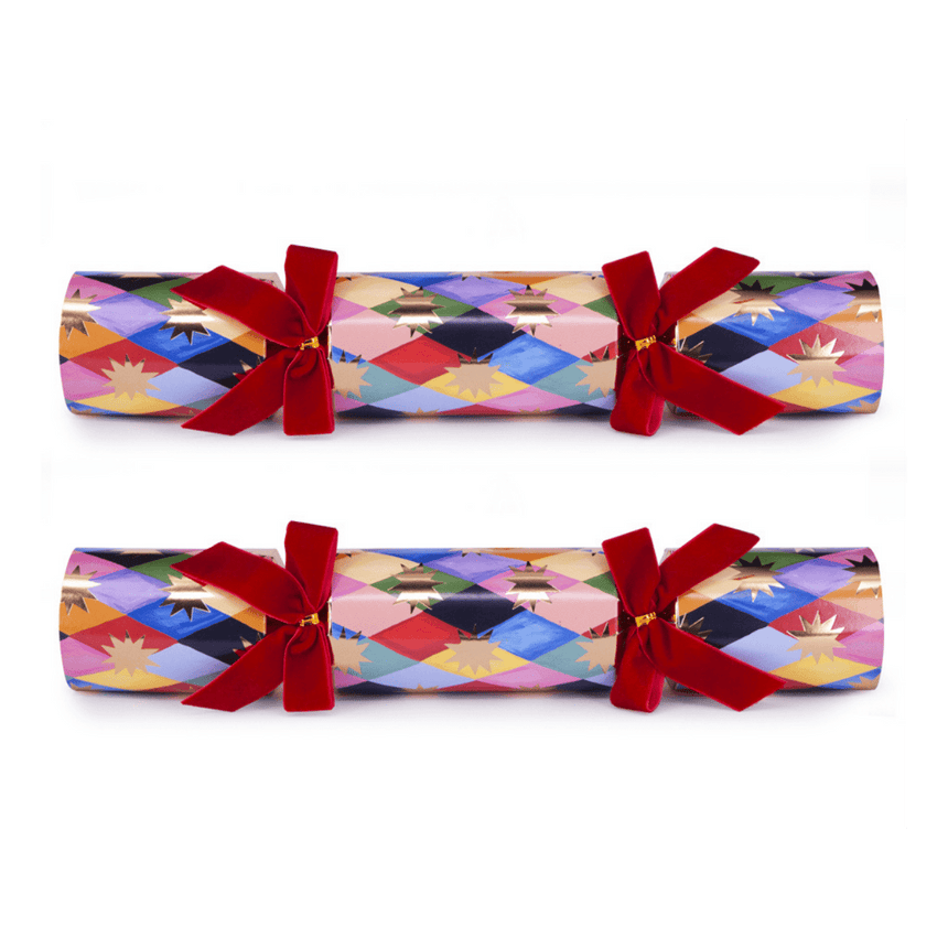 Harlequin Eco Christmas Crackers β FSC Wooden Mix 13in Set of 6 | Decor Sanctuary Quality Home Decor Garden & Outdoor Living and Gifts
