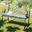 Heritage Garden Bench - Lead Colour Antique Finish Quality Home Decor Garden & Outdoor Living and Gifts