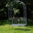 Heritage Outdoor Arbour - Antique Grey Antique Finish Quality Home Decor Garden & Outdoor Living and Gifts