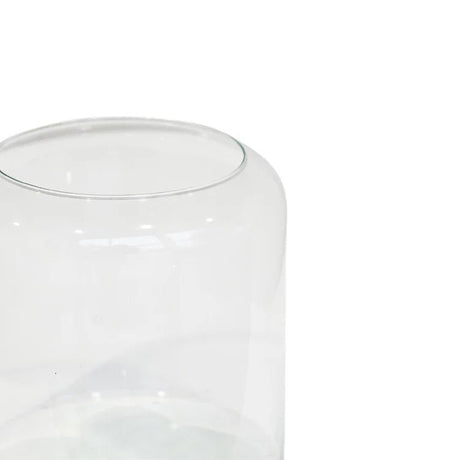 Indoor Glass Hurricane Lantern With Sand - Small Quality Home Decor Garden & Outdoor Living and Gifts