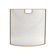 Iron Fire Screen in Brass Finish H61Cm W61Cm Luxury Home Decor Garden & Outdoor And Gifts