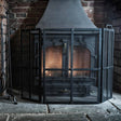 Iron Fire Screen Surround H70.5Cm W51Cm Luxury Home Decor Garden & Outdoor And Gifts