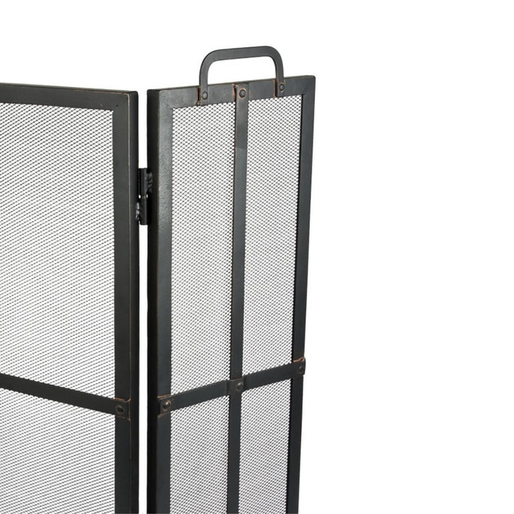 Iron Fire Screen Surround H70.5Cm W51Cm Luxury Home Decor Garden & Outdoor And Gifts