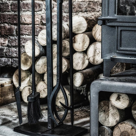 Iron Fireside Companion Set H72cm W28.5cm Luxury Home Decor Garden & Outdoor And Gifts