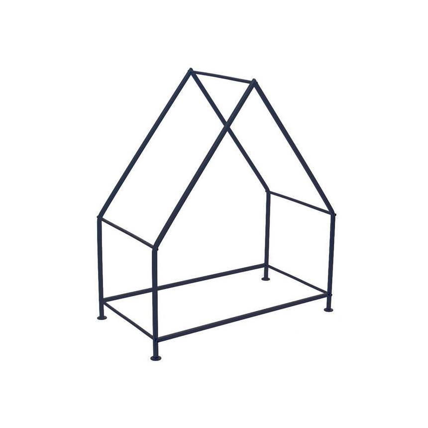 Iron House Log Holder H65Cm W56Cm Luxury Home Decor Garden & Outdoor And Gifts