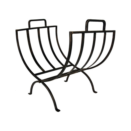 Iron Linear Log Basket Luxury Home Decor Garden & Outdoor And Gifts