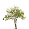 Italian White Bellflower - Best Artificial Flower Single Stem Luxury Home Decor Garden & Outdoor And Gifts