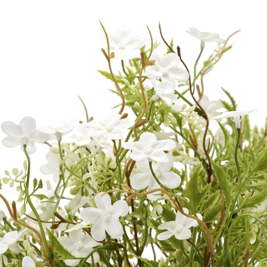 Italian White Bellflower - Best Artificial Flower Single Stem Luxury Home Decor Garden & Outdoor And Gifts