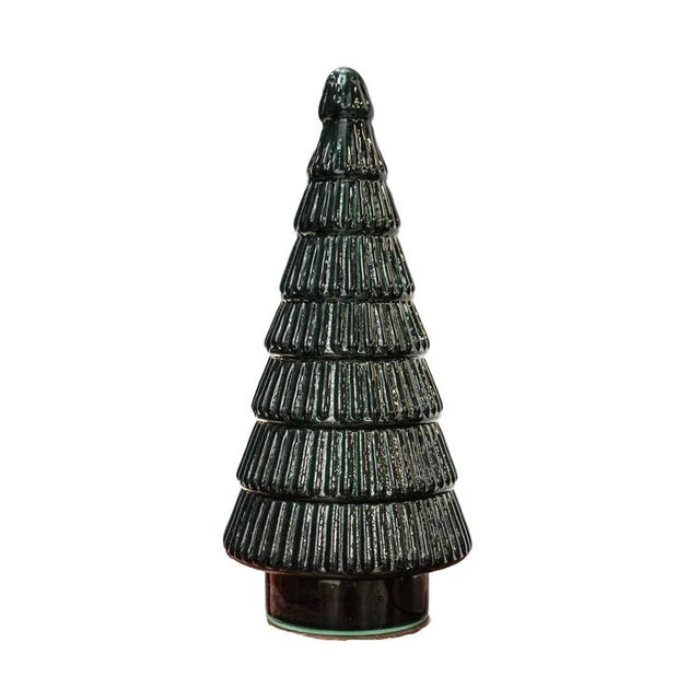 Juniper Evergreen Glass Tree - Large Quality Home Decor Garden & Outdoor Living and Gifts