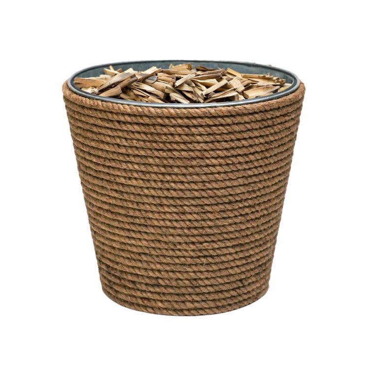 Jute & Galvinised Christmas Tree Bucket Quality Home Decor Garden & Outdoor Living and Gifts