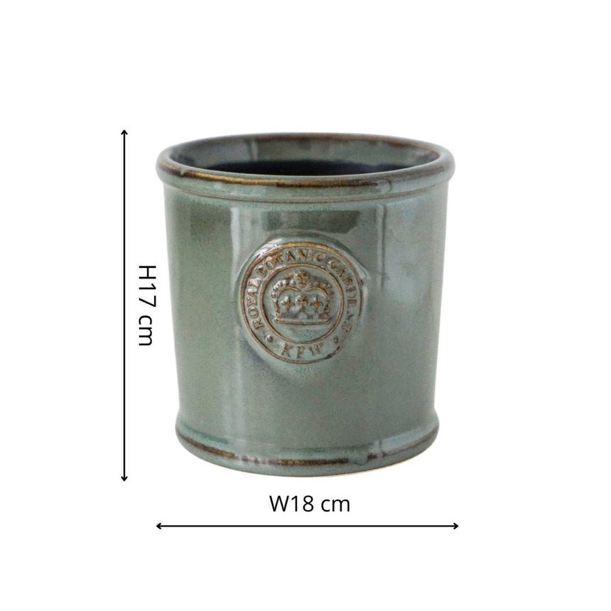 Kew Gardens Glazed Sage Green Ceramic Indoor Planter Luxury Home Decor Garden & Outdoor And Gifts