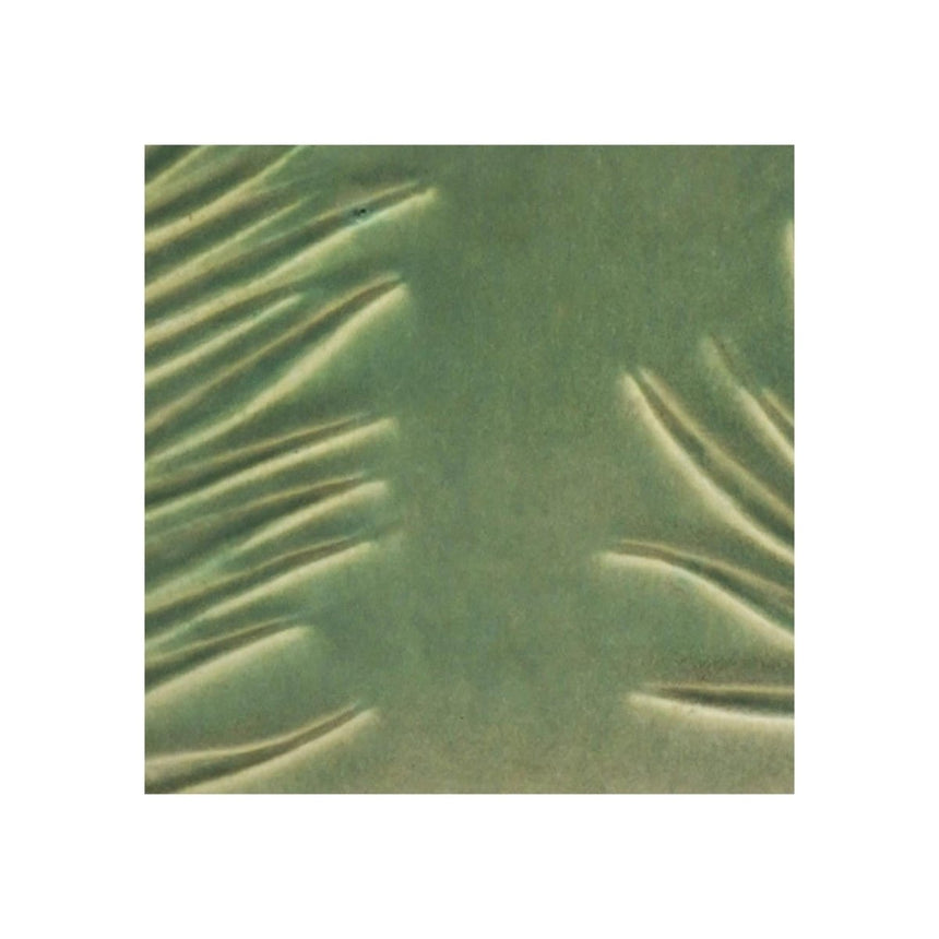 Kew Gardens Stoneware Palm Leaves Bowl Indoor Planter - Olive Green & Handmade Luxury Home Decor Garden & Outdoor And Gifts