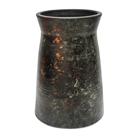 Kew Gardens Terracotta Bronze Finish Vase - Hand Thrown Ceramic Luxury Home Decor Garden & Outdoor And Gifts