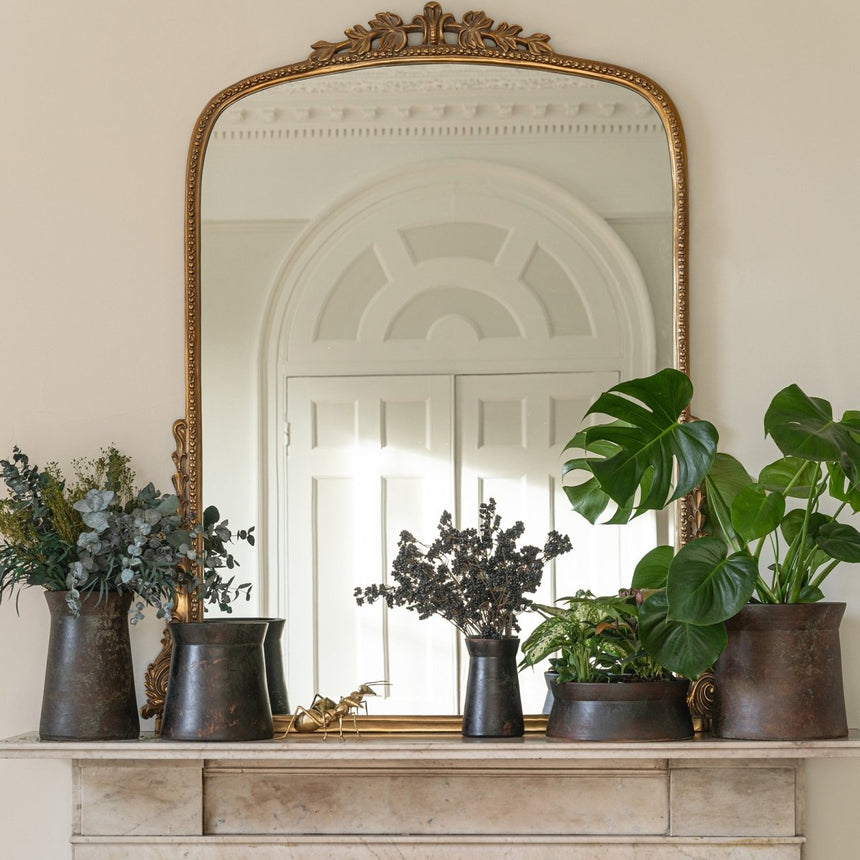 Kew Gardens Terracotta Bronze Finish Vase - Hand Thrown Ceramic Luxury Home Decor Garden & Outdoor And Gifts