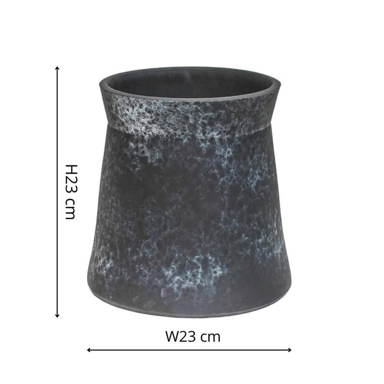 Kew Handthrown Planter Basalt - Large 23cm Quality Home Decor Garden & Outdoor Living and Gifts