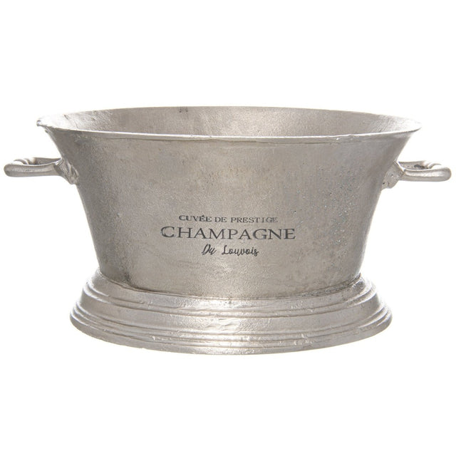Large Antique Pewter Champagne Cooler - Kitchen & Tableware UK Luxury Home Decor Garden & Outdoor And Gifts