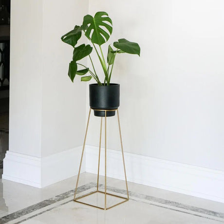 Large Gold Finish Indoor Plant Stand Luxury Home Decor Garden & Outdoor And Gifts