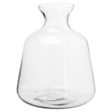 Large Hydria Clear Glass Vase - Glass Vases for Flowers UK Luxury Home Decor Garden & Outdoor And Gifts