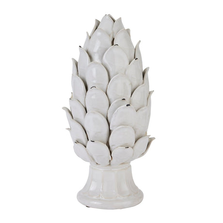 Large Ivory Chianti Artichoke - Decorative Ornaments UK Luxury Home Decor Garden & Outdoor And Gifts