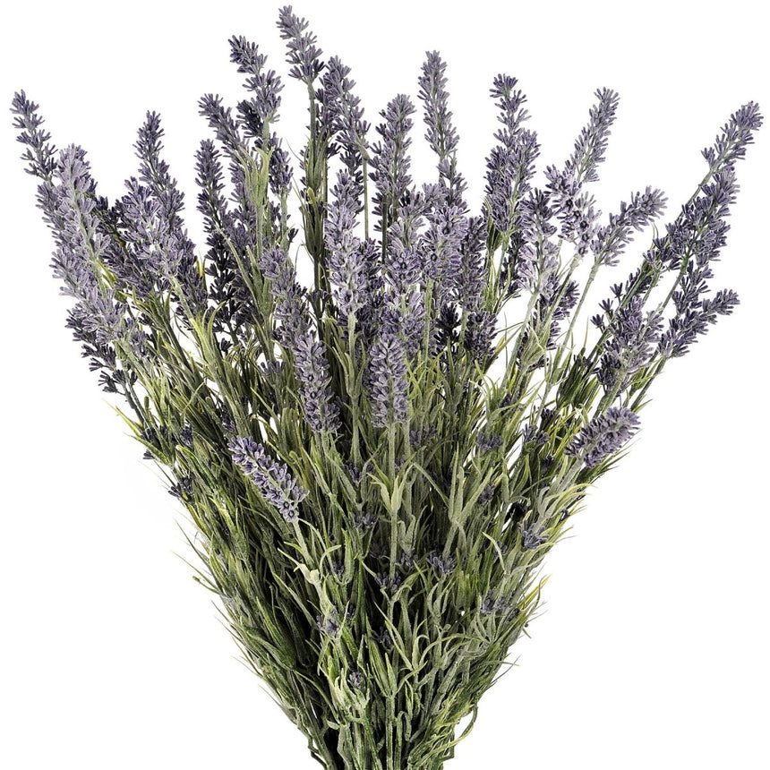 Large Lavender Bush - Best Artificial Flower Single Stem Luxury Home Decor Garden & Outdoor And Gifts