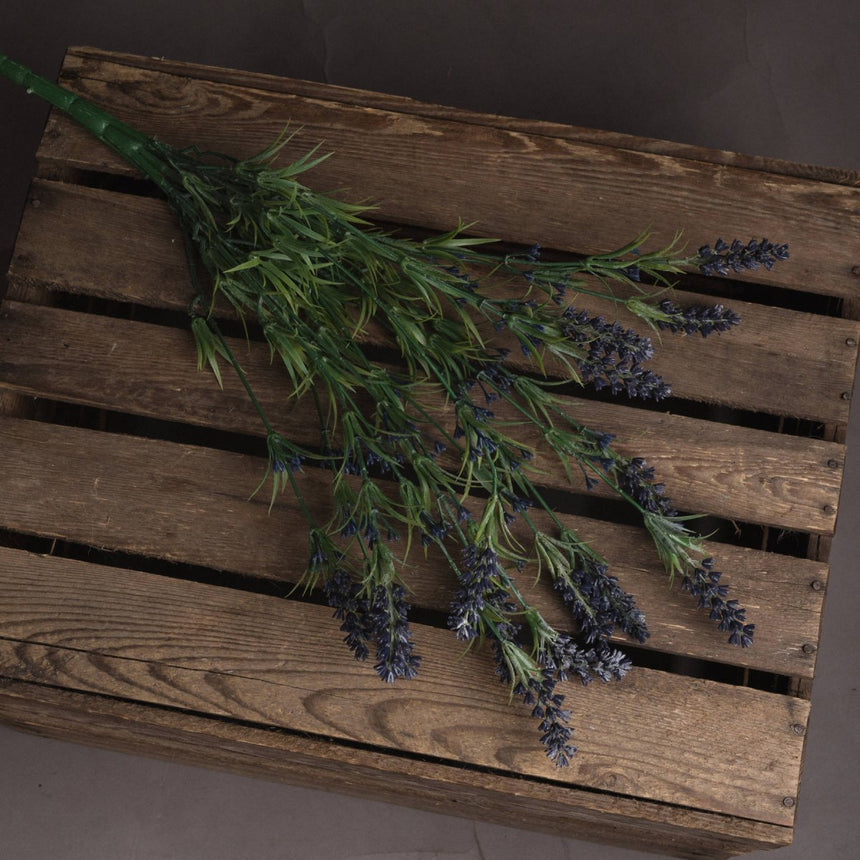 Large Lavender Bush - Best Artificial Flower Single Stem Luxury Home Decor Garden & Outdoor And Gifts