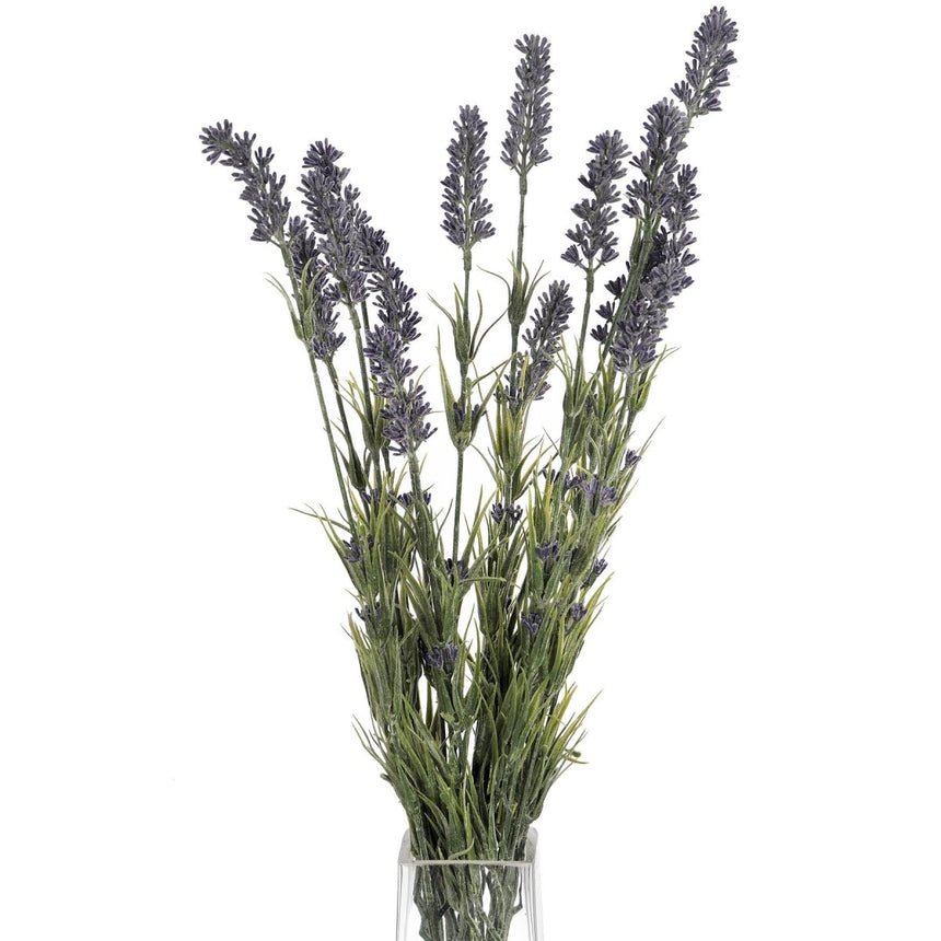 Large Lavender Bush - Best Artificial Flower Single Stem Luxury Home Decor Garden & Outdoor And Gifts