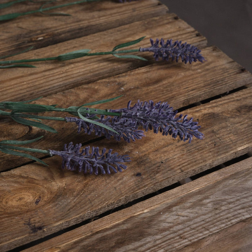 Large Lavender Spray - Best Artificial Flower Single Stem Luxury Home Decor Garden & Outdoor And Gifts