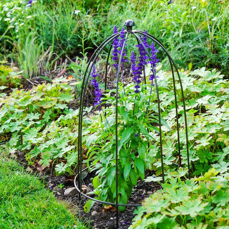 Large Outdoor Garden Metal Plant Support Zinc Finish - Frost Resistant, Outdoor Coating Quality Home Decor Garden & Outdoor Living and Gifts