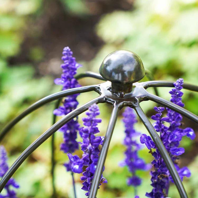 Large Outdoor Garden Metal Plant Support Zinc Finish - Frost Resistant, Outdoor Coating Quality Home Decor Garden & Outdoor Living and Gifts