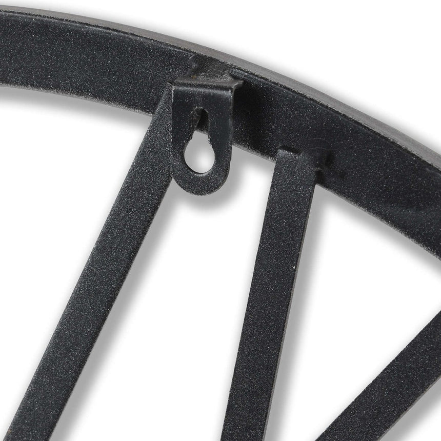 Large Silver Heart Skeleton Wall Clock 89cm - Modern Wall Clocks UK Luxury Home Decor Garden & Outdoor And Gifts