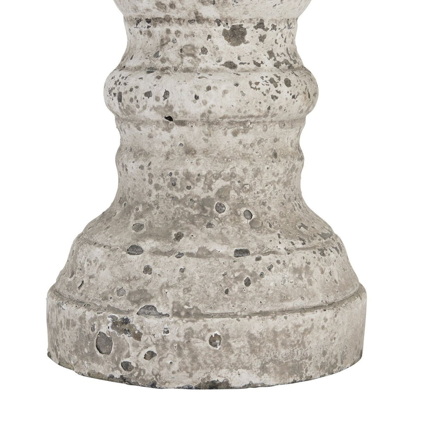 Large Stone Ceramic Column Candle Holder - Designer Luxury Candle Holders Luxury Home Decor Garden & Outdoor And Gifts