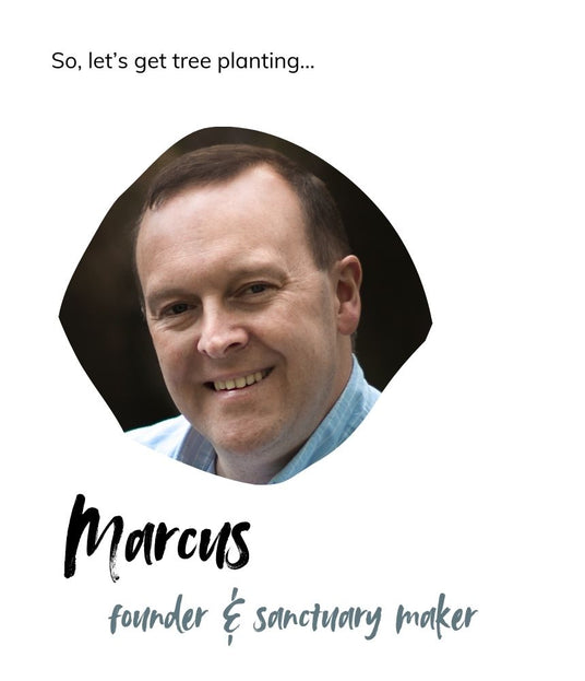 Marcus the founder of Decor Sanctuary UK encourages all customers to join them and get tree planting when they place their home decor orders