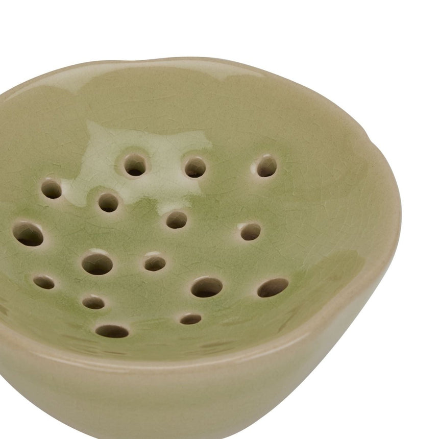 Light Green Ceramic Flower Frog - Decorative Ceramic Vases UK Luxury Home Decor Garden & Outdoor And Gifts