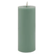 Luxe Collection Melt Effect 3.5x9 Sage LED Wax Candle - Fake Flameless Battery Candles Luxury Home Decor Garden & Outdoor And Gifts