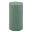 Luxe Collection Melt Effect 6x12 Sage LED Wax Candle - Fake Flameless Battery Candles Luxury Home Decor Garden & Outdoor And Gifts