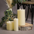 Luxe Collection Natural Glow 3 x 8 LED Cream Candle - Fake Flameless Battery Candles Luxury Home Decor Garden & Outdoor And Gifts