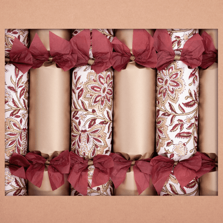 Luxury Burgundy Christmas Crackers – Handmade 13in Set of 6 | Decor Sanctuary Quality Home Decor Garden & Outdoor Living and Gifts