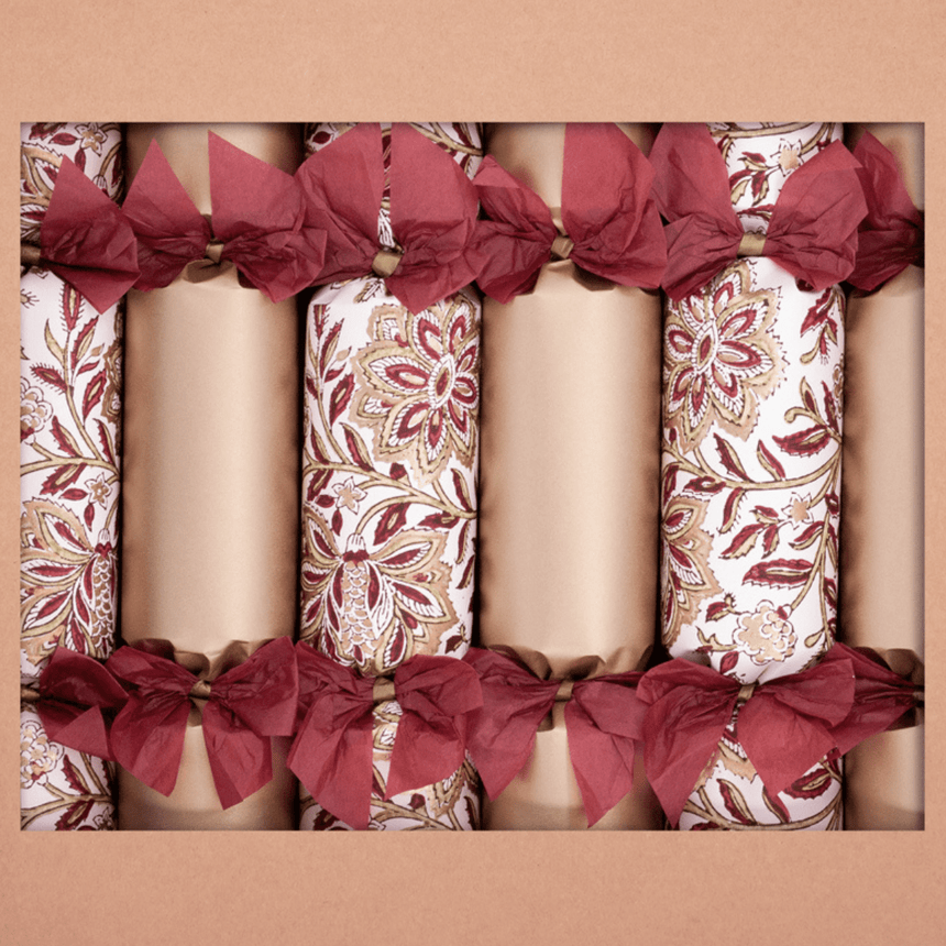 Luxury Burgundy Christmas Crackers – Handmade 13in Set of 6 | Decor Sanctuary Quality Home Decor Garden & Outdoor Living and Gifts