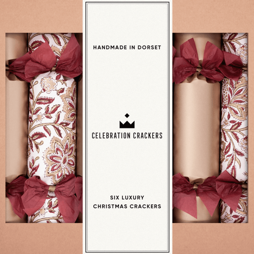Luxury Burgundy Christmas Crackers – Handmade 13in Set of 6 | Decor Sanctuary Quality Home Decor Garden & Outdoor Living and Gifts