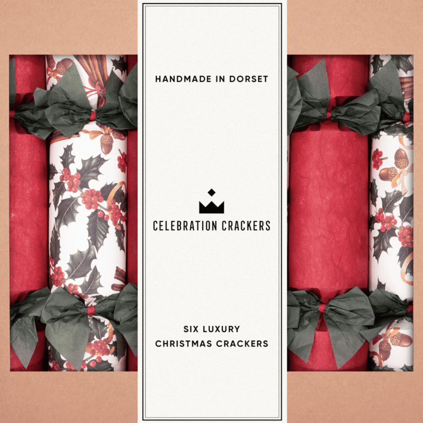 Luxury Cinnamon Red Christmas Crackers β 13in Set of 6 | Decor Sanctuary Quality Home Decor Garden & Outdoor Living and Gifts