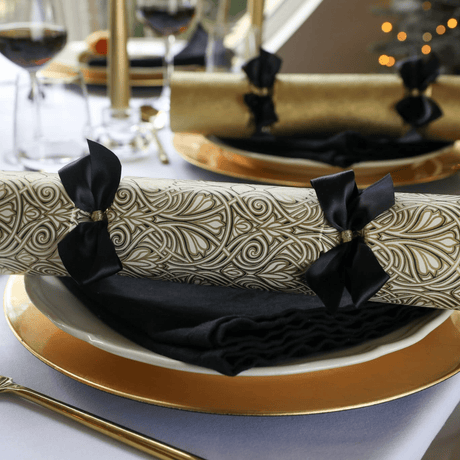 Luxury Gold Christmas Crackers – Handmade 13in Set of 6 | Decor Sanctuary Quality Home Decor Garden & Outdoor Living and Gifts