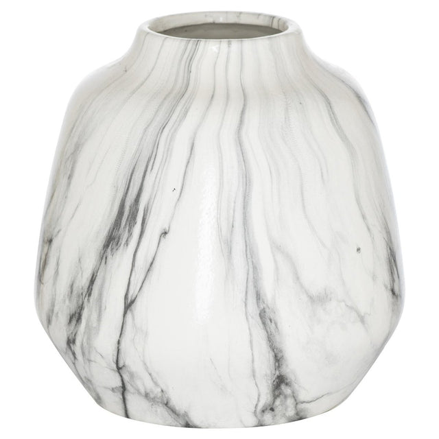 Marble Finish Olpe Ceramic Vase - Marble Ceramic Vases UK Luxury Home Decor Garden & Outdoor And Gifts
