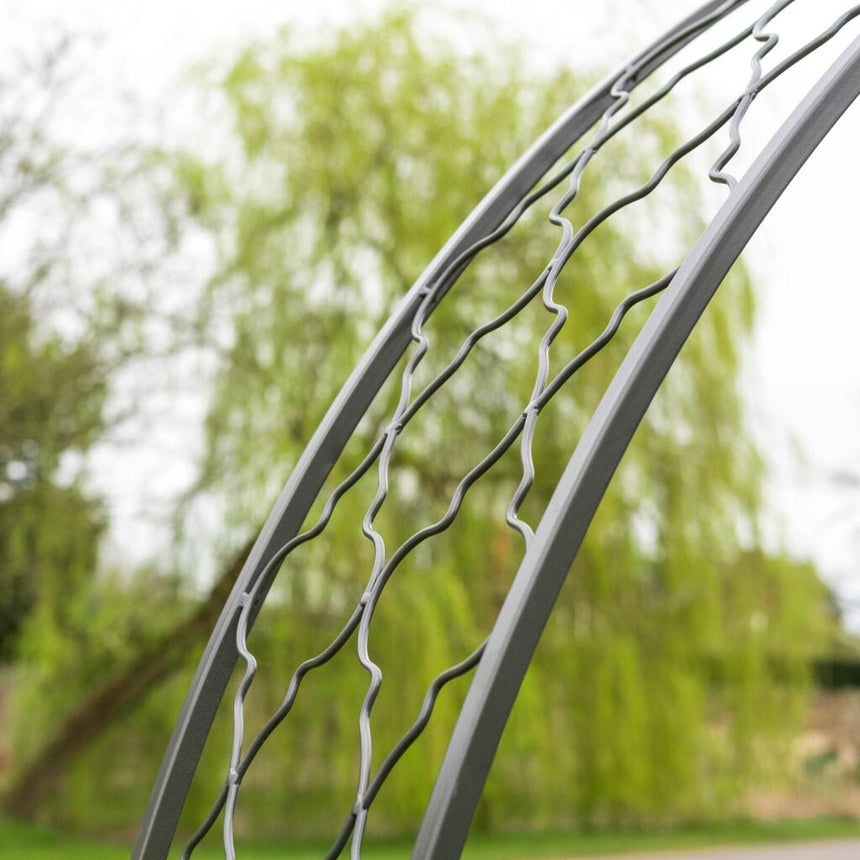 Marrakech Garden Ornamental Moon Gate - Charcoal - Mediterranean Style Quality Home Decor Garden & Outdoor Living and Gifts