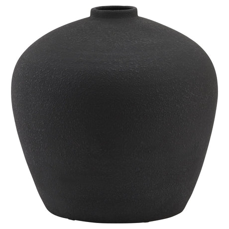 Matt Black Astral Vase - Decorative Ceramic Vases UK Luxury Home Decor Garden & Outdoor And Gifts