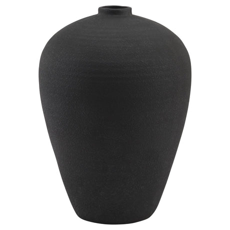 Matt Black Tall Astral Vase - Decorative Ceramic Vases UK Luxury Home Decor Garden & Outdoor And Gifts