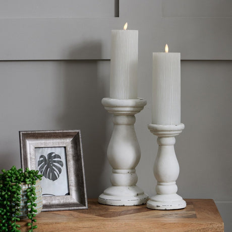 Matt White Ceramic Candle Holder - Designer Luxury Candle Holders Luxury Home Decor Garden & Outdoor And Gifts