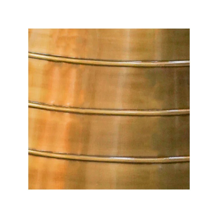 Metal Christmas Tree Skirt - Festive Gold Quality Home Decor Garden & Outdoor Living and Gifts